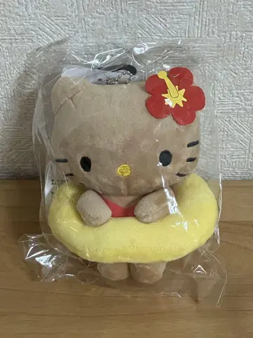 아베일 일광화상 키티 튜브 마스코트 참 봉제 인형