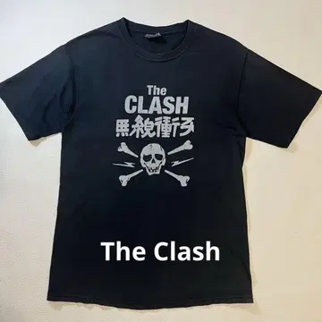90s-00s The Clash 티셔츠 펑크 밴딩 티셔츠 Hanes