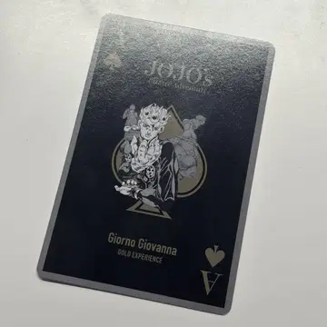 죠르노 조바나 카드놀이 죠죠의 기묘한 모험 아라키 히로히코 원화전 5부