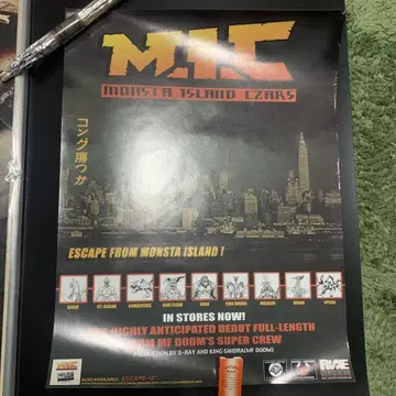 M.i.C MF DOOM POSTER 포스터 METAL FACE