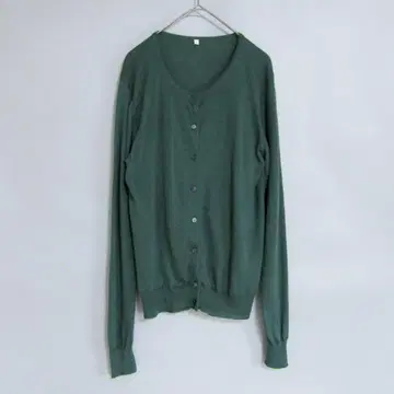 MUJI 무인양품 실크 혼방 가디건 M 사이즈