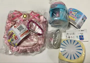 정말 만들 수 있는 미니 미니 캔뱃지 메이커 & 최애 백 세트 핑크