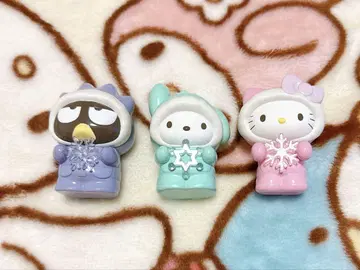 산리오 시크릿 마스코트 후와푸쿠 윈터 키티 포차코 바츠마루