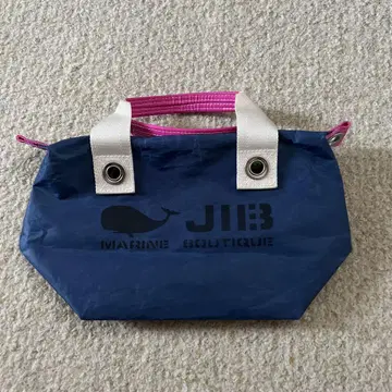 JIB MARINE BOUTIQUE 토트백 네이비/핑크