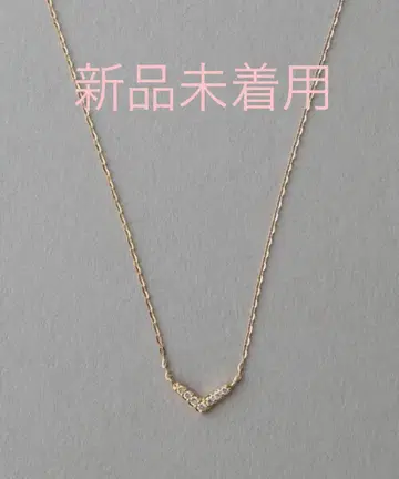 미사용 새상품 ete K10YG 레이어 다이아몬드 목걸이