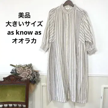 새상품급 빅 사이즈 as know as 오오라카 원피스