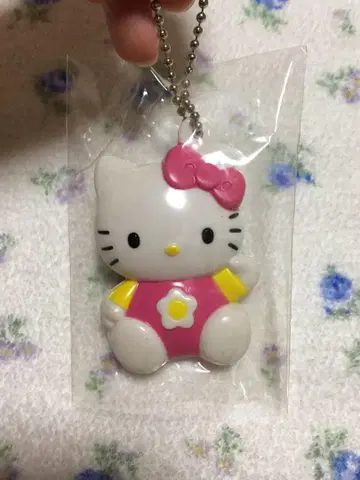 헤이세이 레트로 1996년 산리오 키티 슬라이드 거울 키링