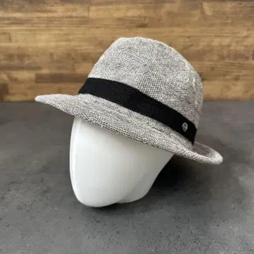TOKIO HAT 린넨 혼방 중절모 린넨 그레이 사이즈 조절 가능