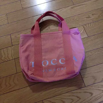 TOCCA 핑크 토트백 캔버스 백