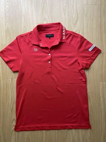 ST ANDREWS 레드 피케 셔츠 L 사이즈