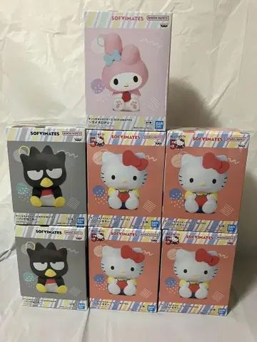 소프트 비닐 SOFVIMATES 헬로키티 배드마츠마루 마이멜로디