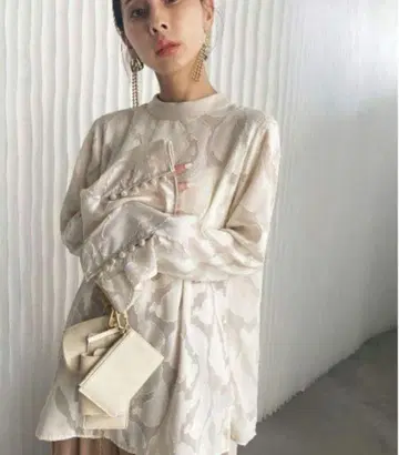 HAOKAN BACK RIBBON BLOUSE 아메리빈티지