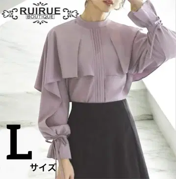 RUIRUE BOUTIQUE 상의 긴팔 블라우스 오피스 캐주얼 L