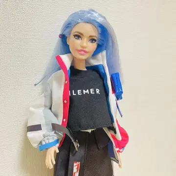 바비(Barbie) 블루 헤어