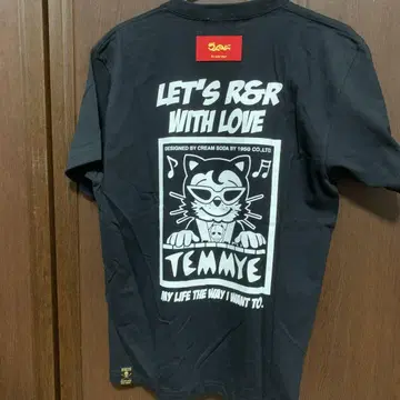 CREAM SODA TEMMYE 티셔츠 블랙