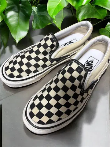 반스 애너하임 SLOP-ON/CHECKER FLAG 24.5cm