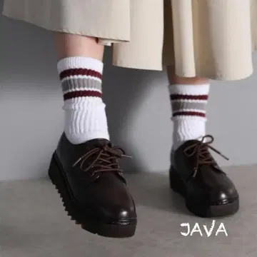 JaVa 콜라보 * 클리어 샤크 밑창 엽서 신발