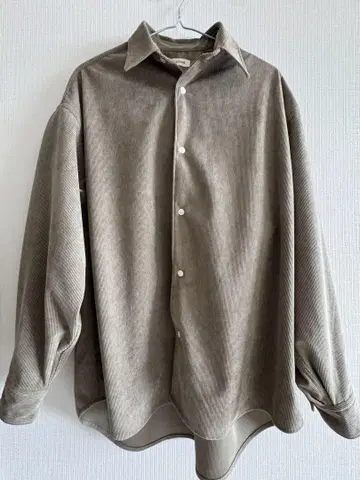 FREAK'S STORE 코듀로이 긴팔 셔츠 베이지