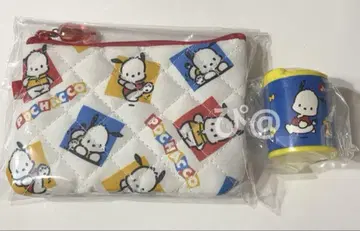 산리오 시크릿 미니 플랫 파우치 코인 실린더 포차코 세트