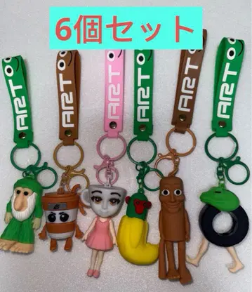 이탈리아 브레인 로트 툰툰툰사후르 키링 6개 세트