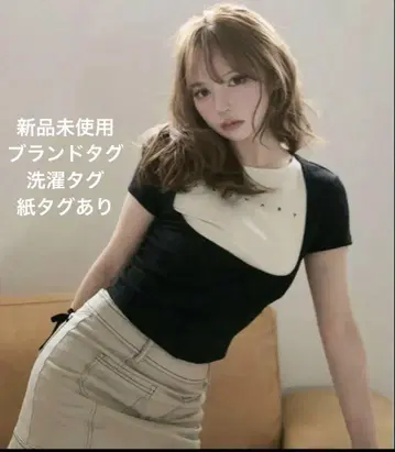 앤드메리 앤드메리 메리 로고 탑 블랙