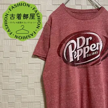 닥터 페퍼 기업 티셔츠 연어색 M 멕시코 Dr Pepper