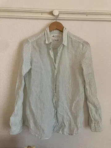 SPICK AND SPAN 프렌치 린넨 긴팔 셔츠