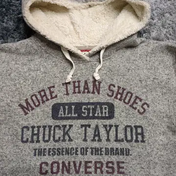CONVERSE CHUCK TAYLOR 후드 부착 후드티
