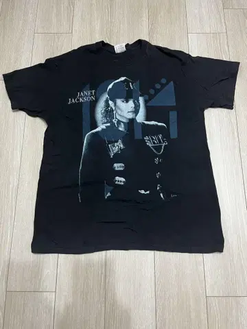 1990 빈티지 티셔츠 자넷 잭슨