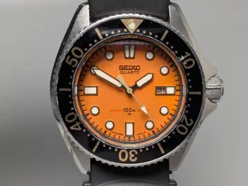 작동 SEIKO 다이버 워치 2625-0010 오렌지