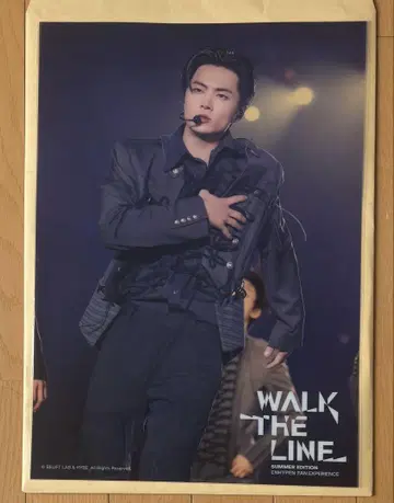 ENHYPEN WALK THE LINE 시부야 파르코 클리어 포스터 제이