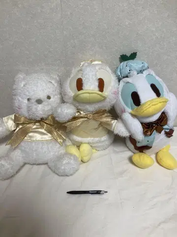 도널드 덕, 데이지 덕, 곰 봉제 인형 세트