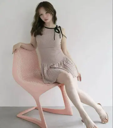 하트 크로셰 미니 드레스 앤메리