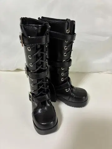 SD13 슈퍼돌피용 레이스업 블랙 부츠