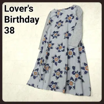 러버스 생일 꽃무늬 원피스 38 일본제