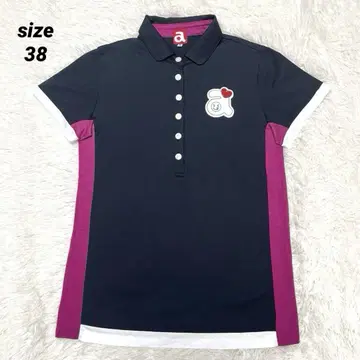 아르치비오 배색 스트레치 숏 슬리브 셔츠 피케 셔츠
