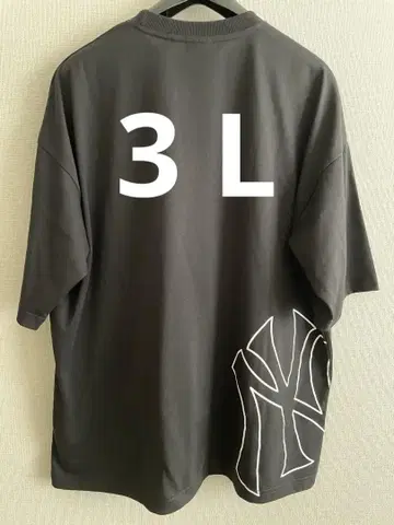 NY 양키스 백 로고 반팔 티셔츠 3 L