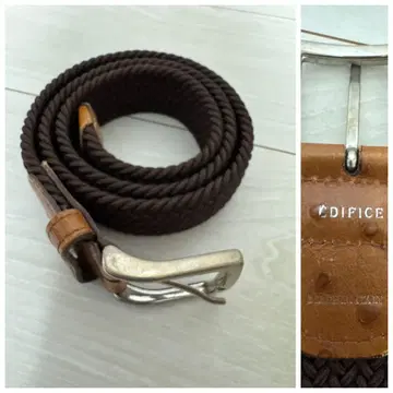 벨트 EDIFICE 에디피스 스트레치 가죽