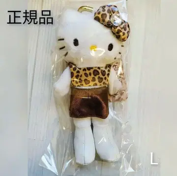 헬로키티 스타일업 마스코트 발길이 긴 키티 GOGO GAL 화이트 표범