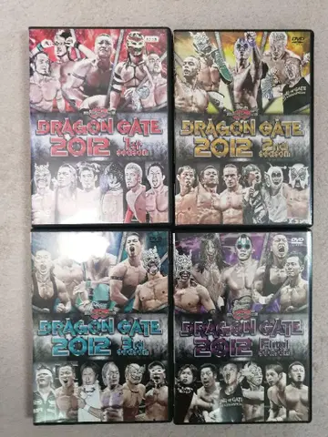 DRAGON GATE 2012 DVD 4권 세트