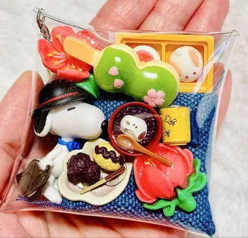 가챠 파우치 일본 과자 일본풍 리멘트 미니어처 일본풍 모던
