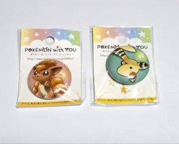 포켓몬스터 포켓몬 with you 캔뱃지 로콘 덴류