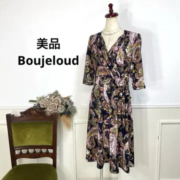 새상품급 boujeloud 퍼플 엘레강스 원피스