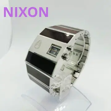 Nixon 닉슨 로토로그 손목시계 블랙 나뭇결