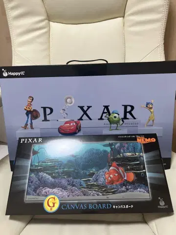 픽사 해피 복권 A상 로고 피규어 G상 니모 캔버스 보드