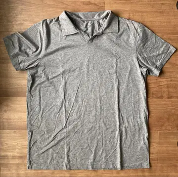 BARNETT'S NEW YORK 그레이 피케 셔츠 L 사이즈