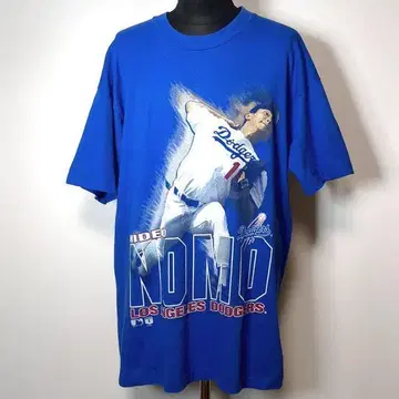 USA제 노모 히데오 SALEM 다저스 티셔츠 L 빈티지 90s