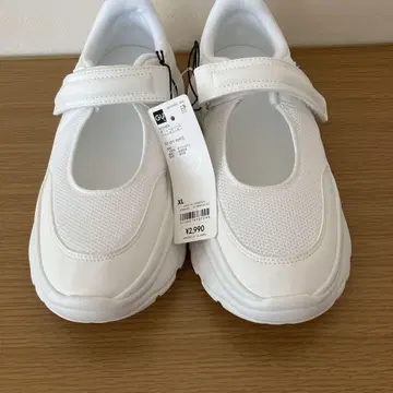 지유 볼륨 밑창 벨트 스니커즈 XL