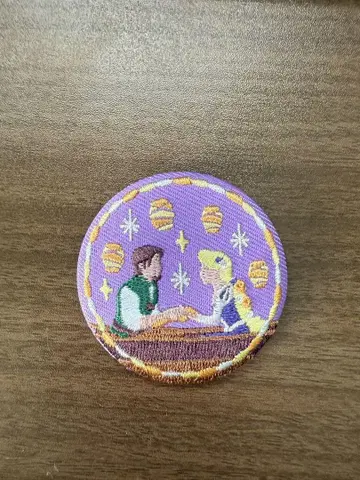 디즈니 자수 캔뱃지 라푼젤