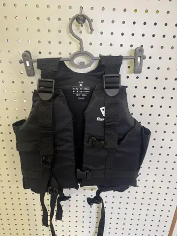 REEF TOURER 낚시용 구명 조끼 M 사이즈 블랙